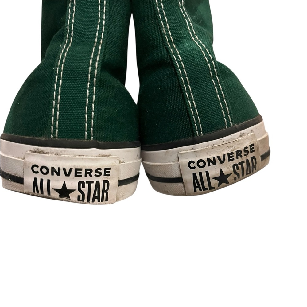 Converse All Star Green High Top Canvas Sneakers Mens 7 Womens 9 Retro 90s Indie - Picture 6 of 9